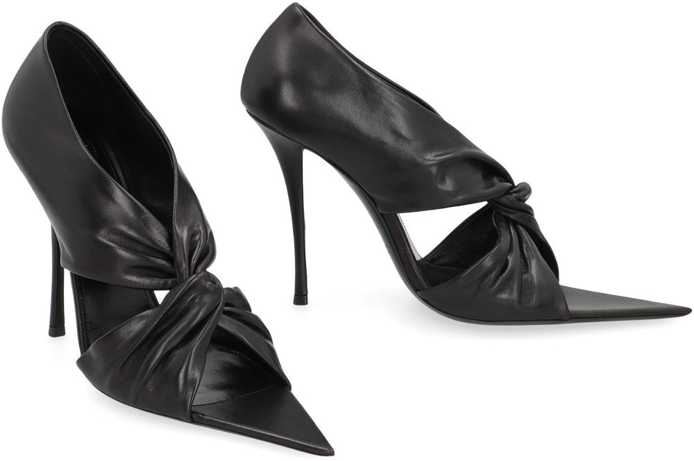 Black Solid  Heels 3