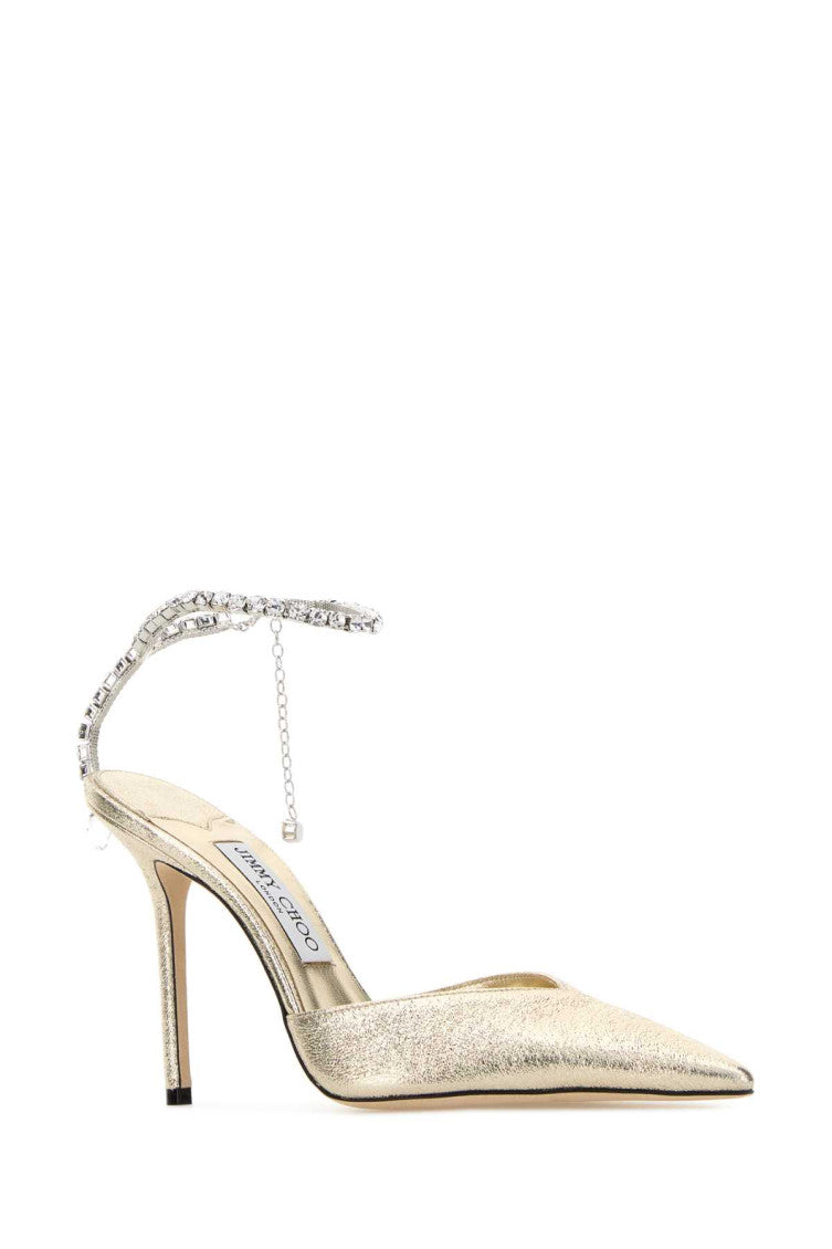 White Pointed Toe Pump 2