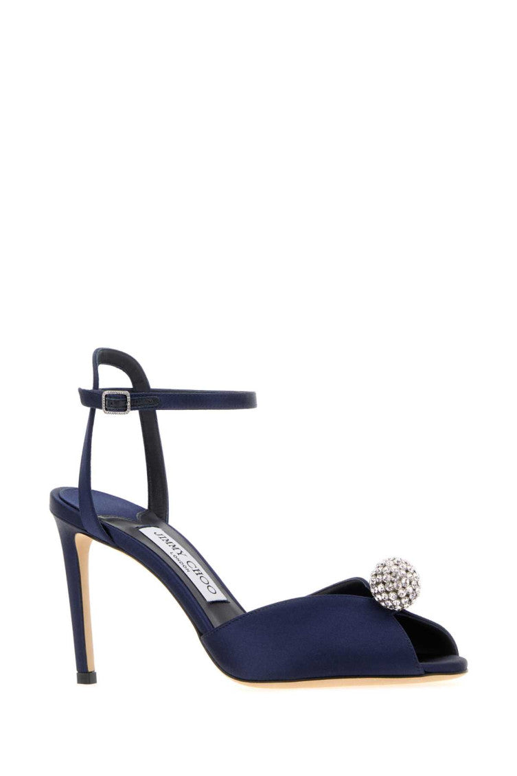 Blue Open Toe Heels 2