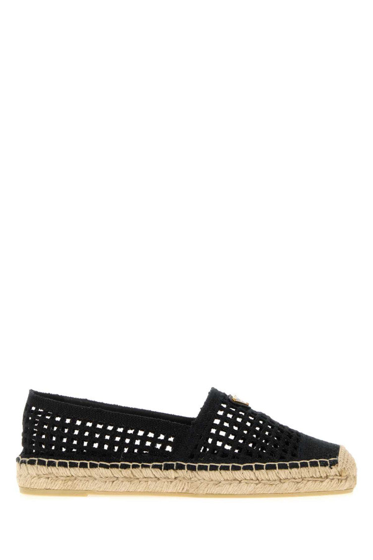 Black Slip On Espadrilles 1