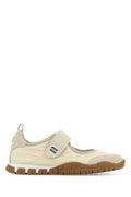 Beige Velcro Ballet Flats 1