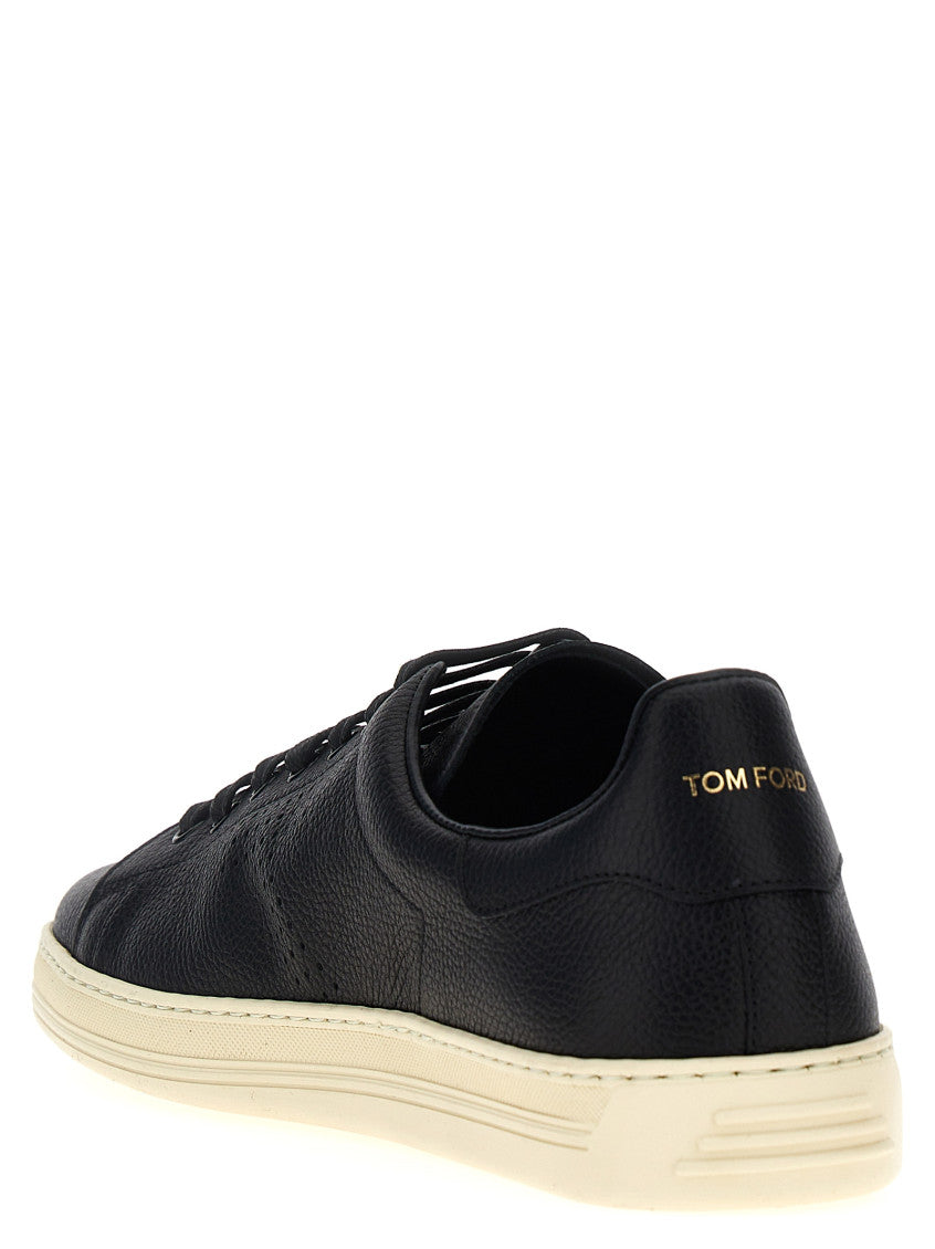 Black Leather Sneakers 3
