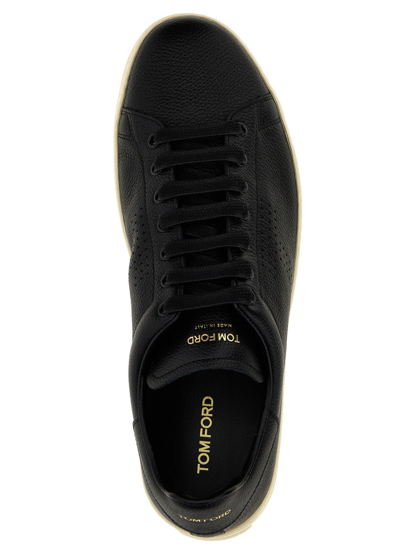 Black Leather Sneakers 4