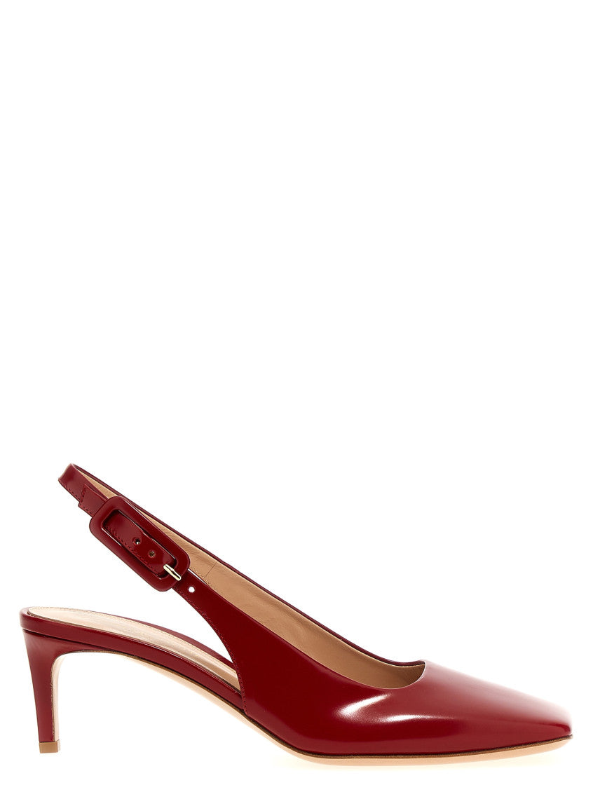 Red Slingback Heels 1