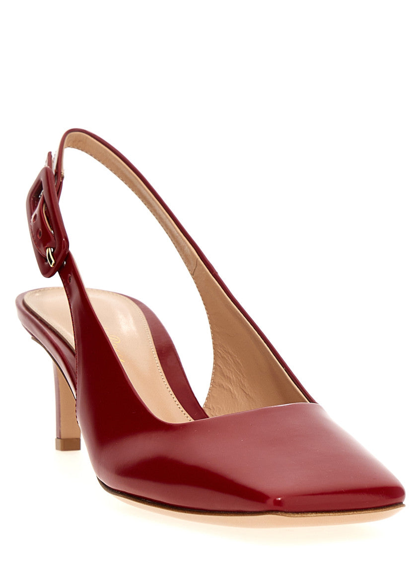 Red Slingback Heels 2