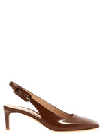 Brown Slingback Heels 1