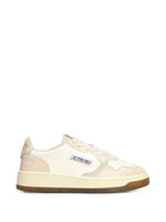 Beige Color Block Sneakers 1