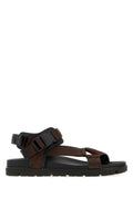 Dark Brown Solid Sandals 1