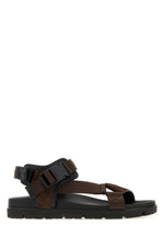 Dark Brown Solid Sandals 1