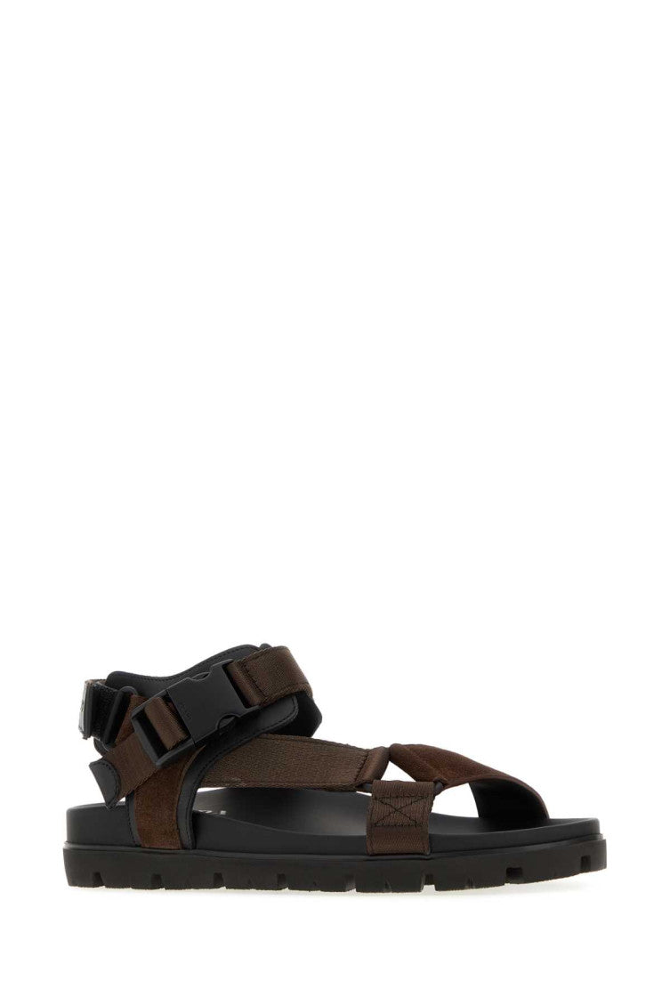 Dark Brown Solid Sandals 2