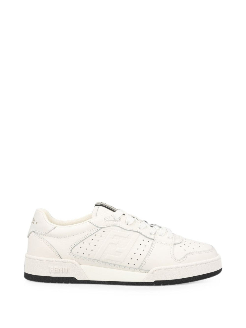 White Leather Sneakers 1