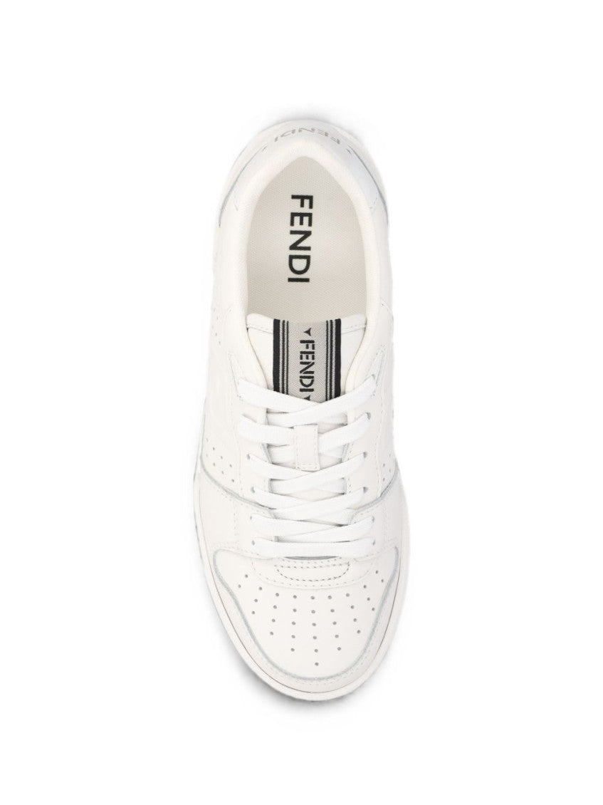 White Leather Sneakers 4