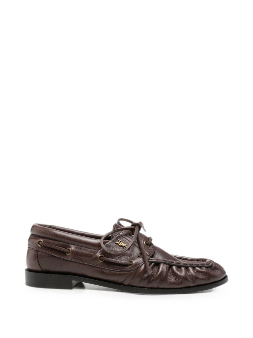 Brown Leather Lace Up Shoes 1
