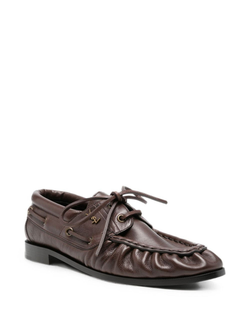 Brown Leather Lace Up Shoes 4