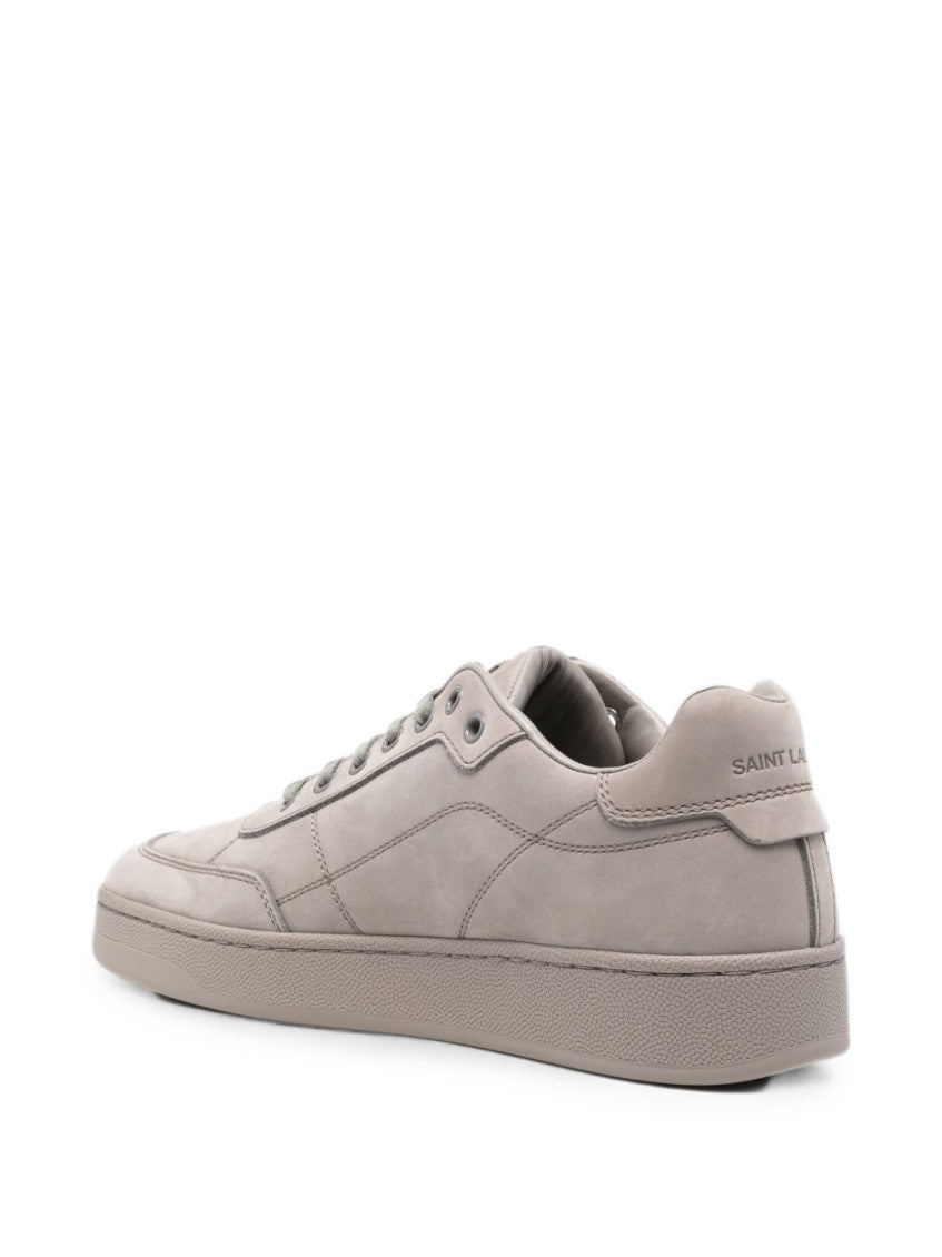 Grey Leather Sneakers 4