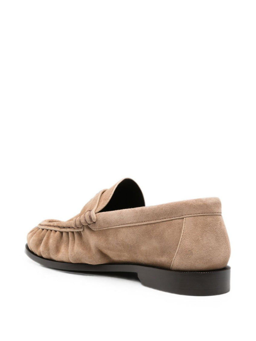 Beige Slip On Loafers 4