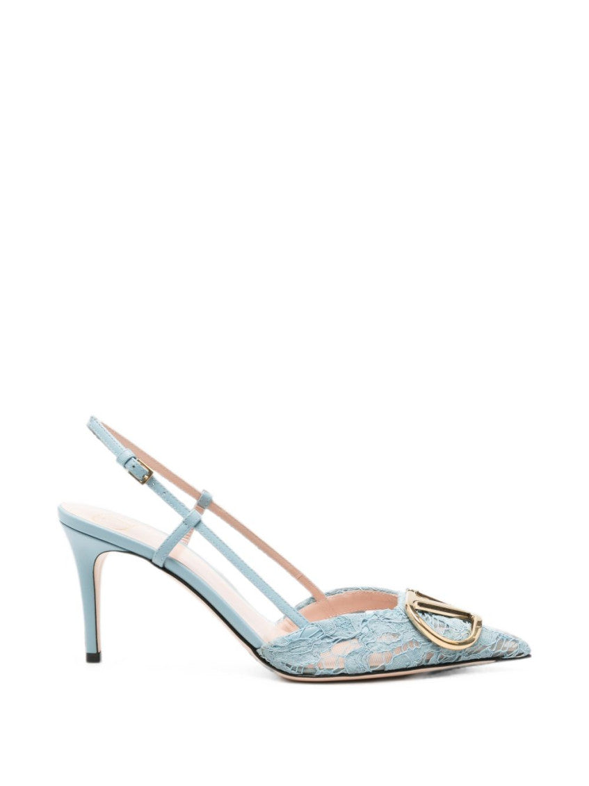 Blue Logo Pumps 1