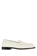 White Slip On Loafers 1