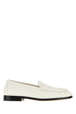 White Slip On Loafers 1