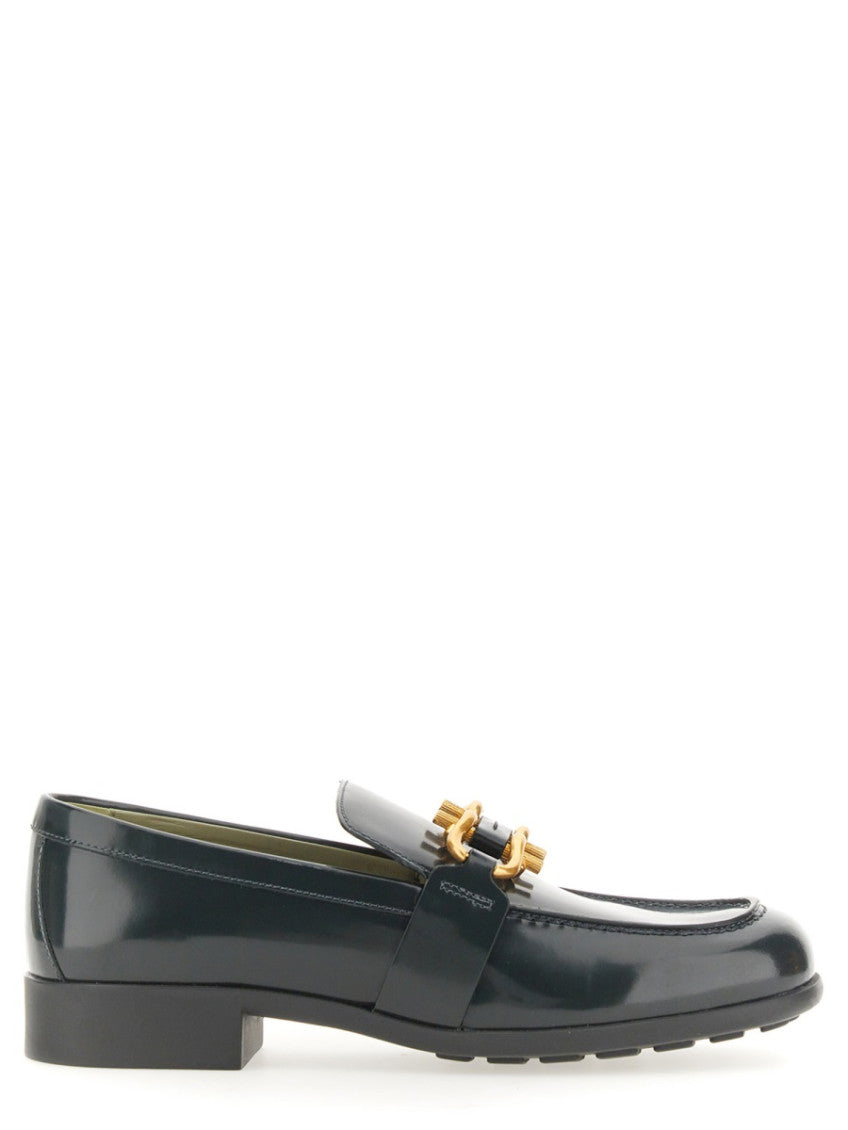 Navy Blue Slip On Loafers 1