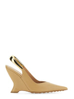 Brown Slingback Pumps 1
