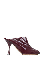 Maroon Slip On Mules 1