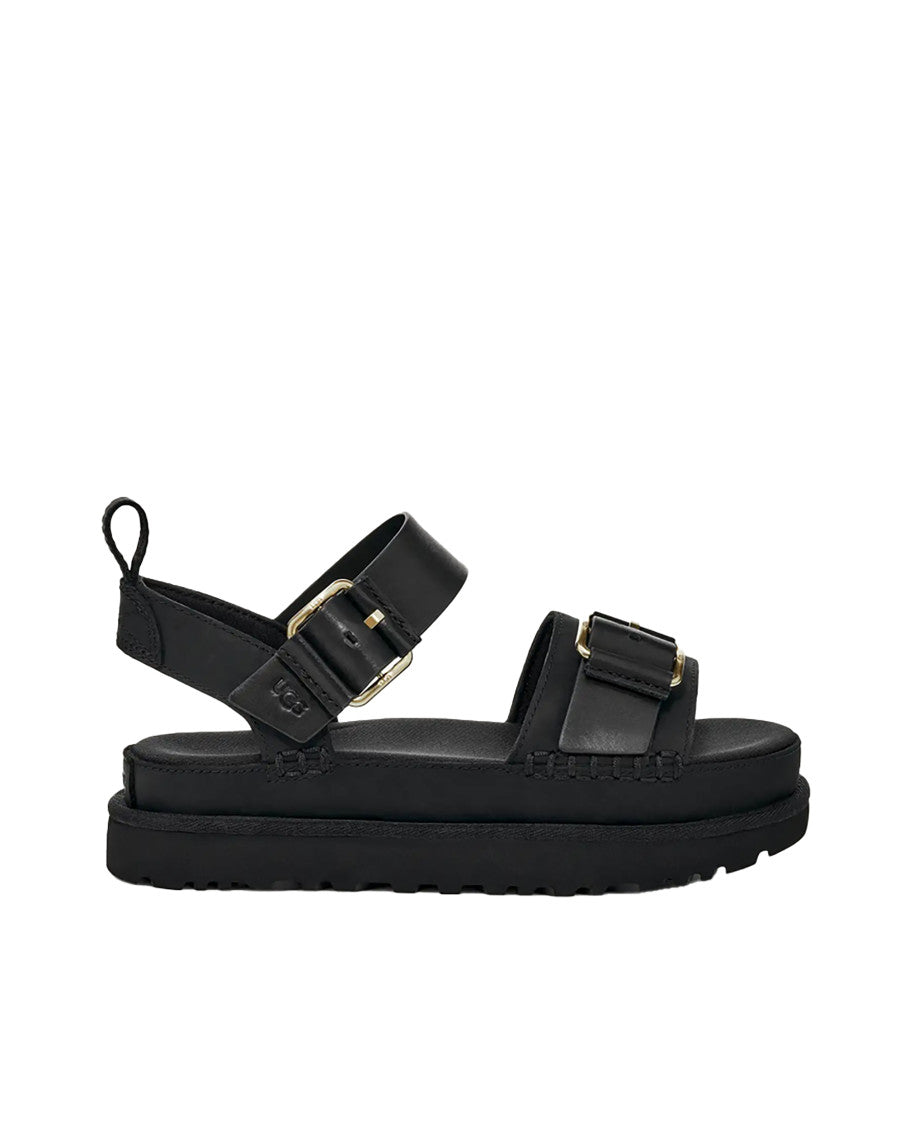 Black Solid Collection Sandals 1