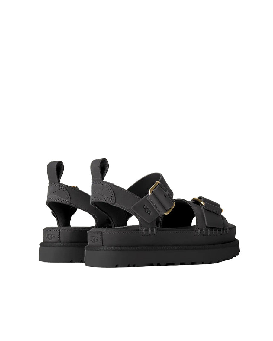 Black Solid Collection Sandals 2