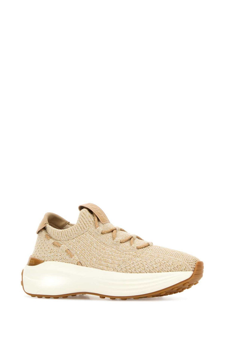 Beige Logo Sneakers 2