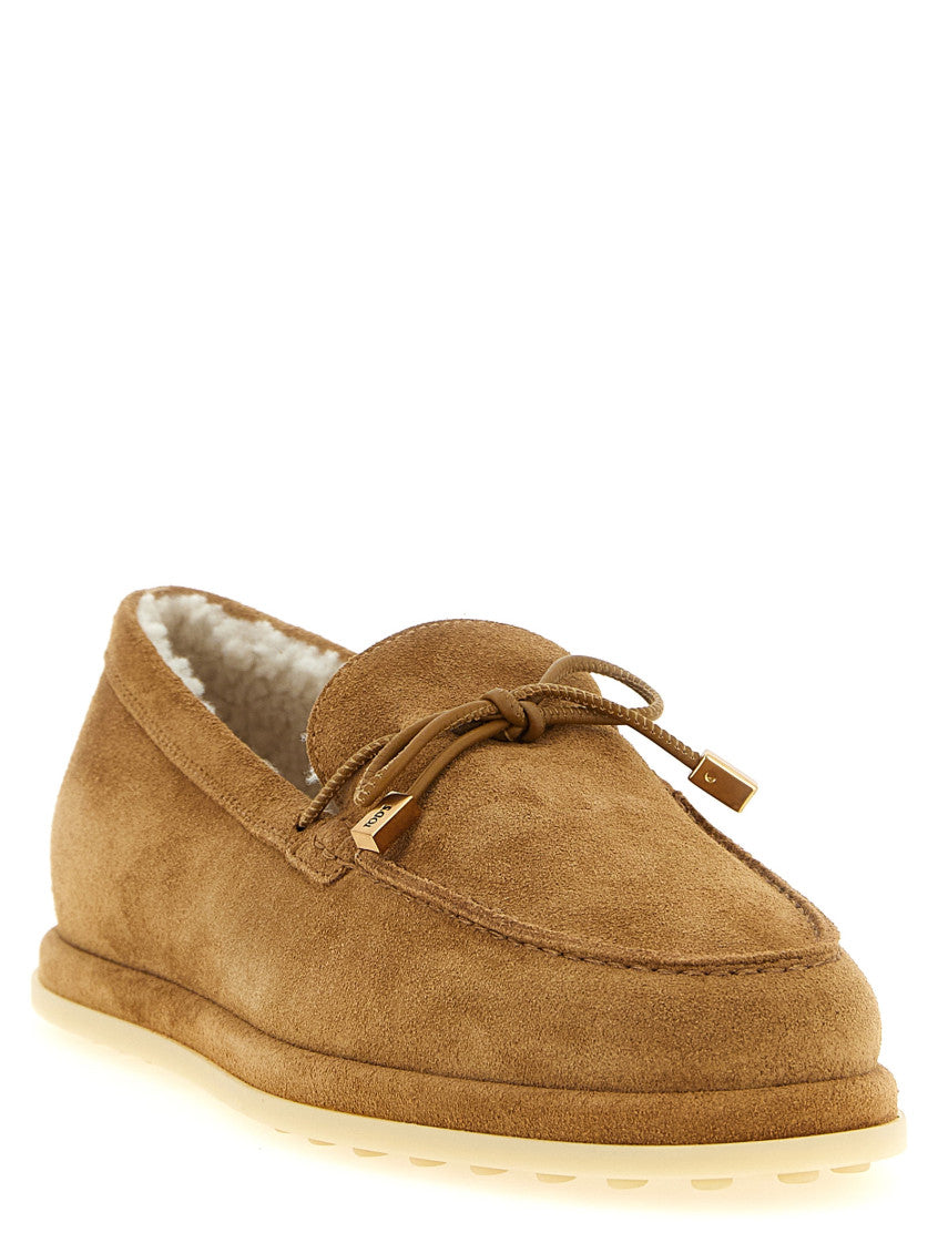 Beige Slip On Loafers 2