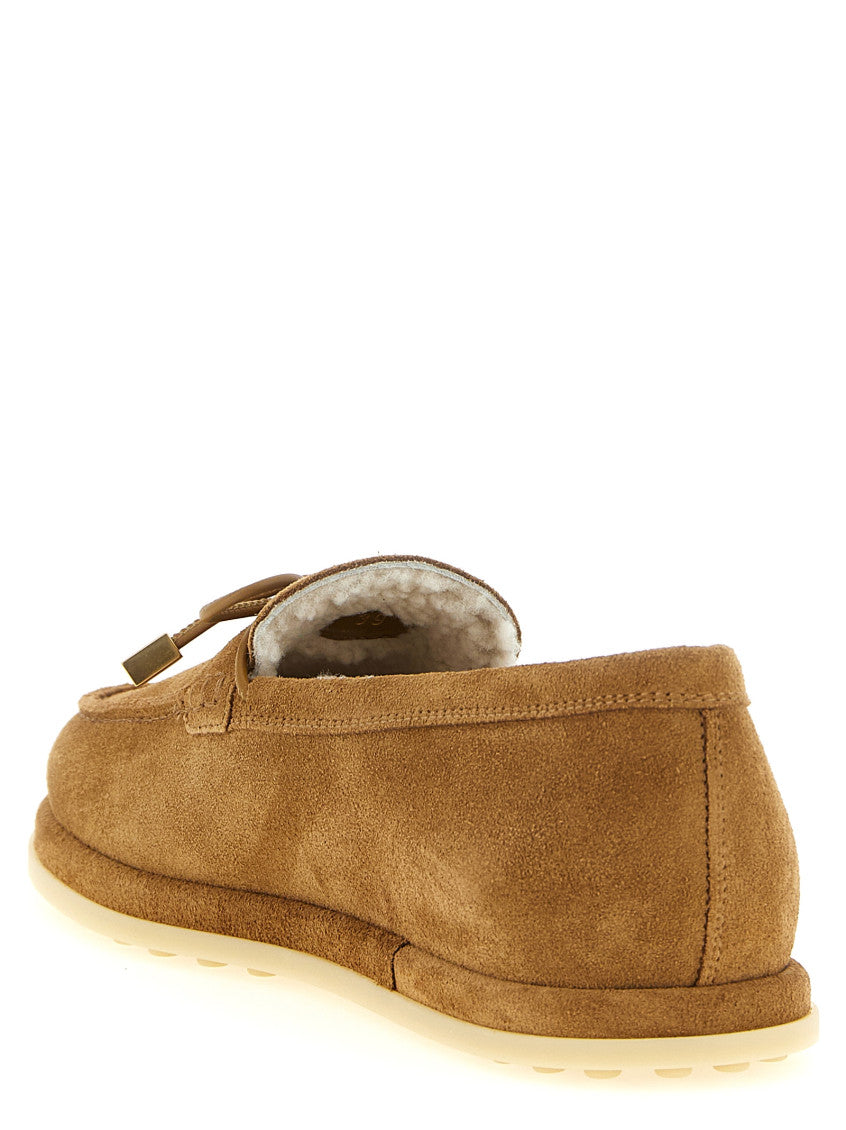 Beige Slip On Loafers 3