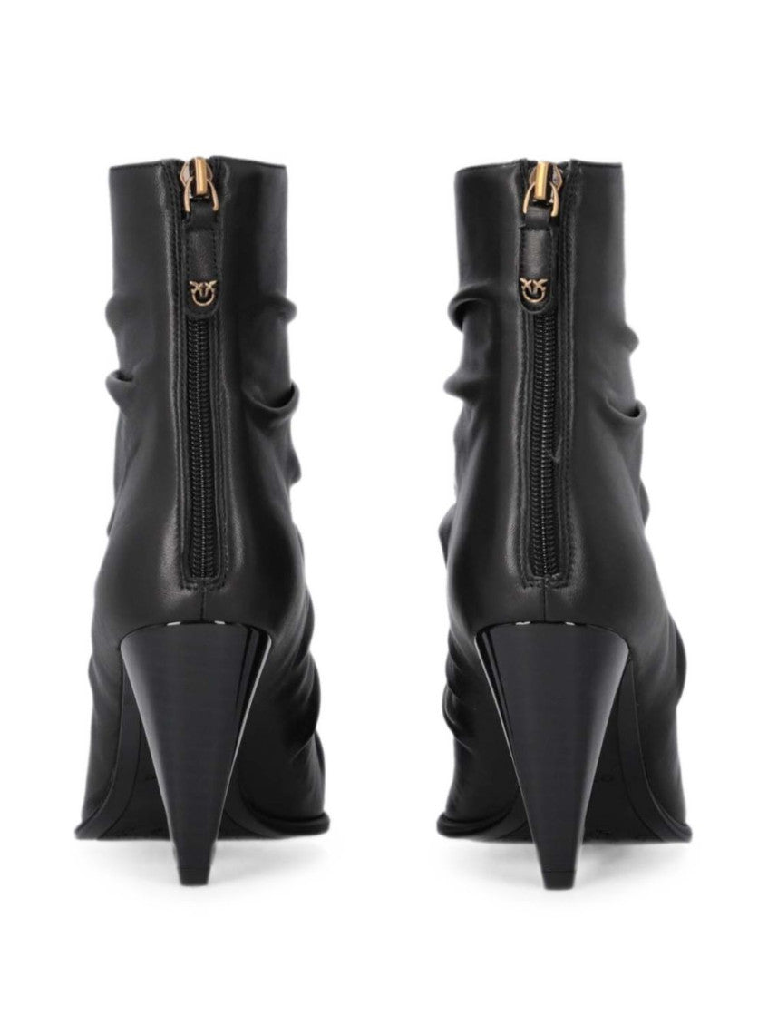 Black Zipper Boots 2