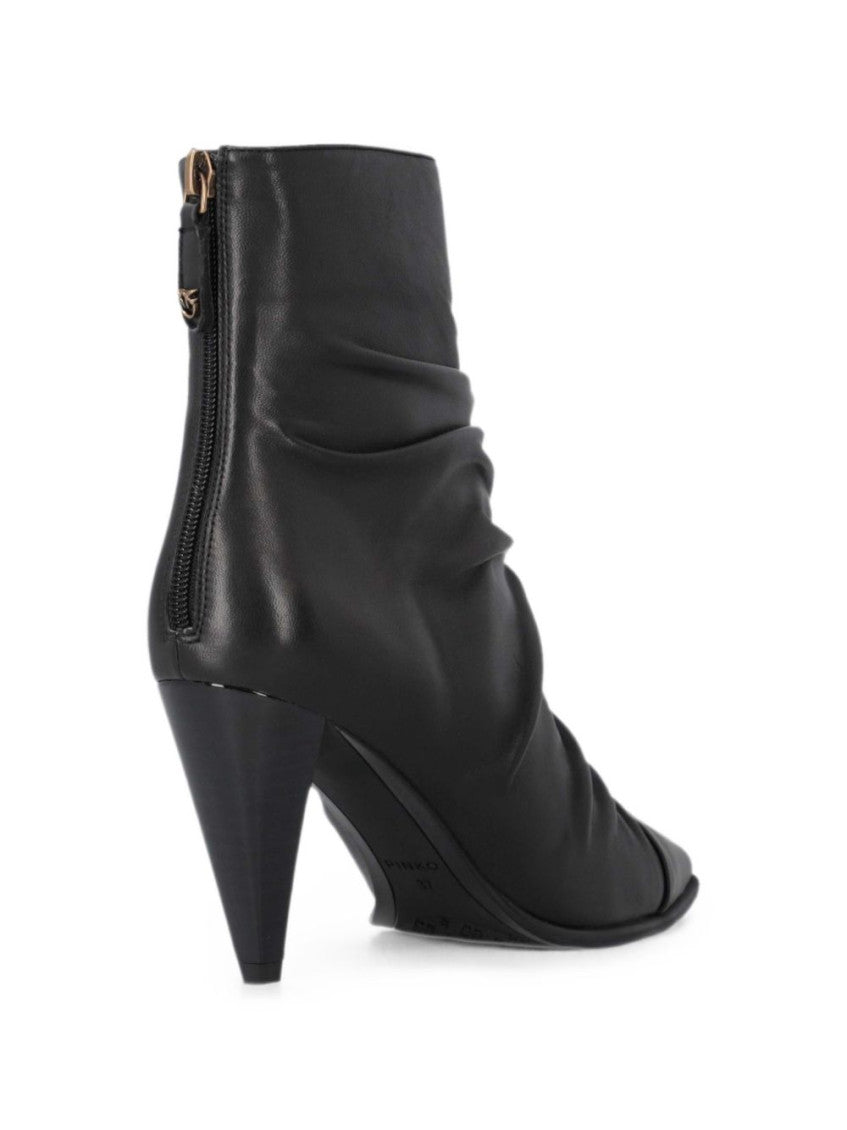 Black Zipper Boots 5