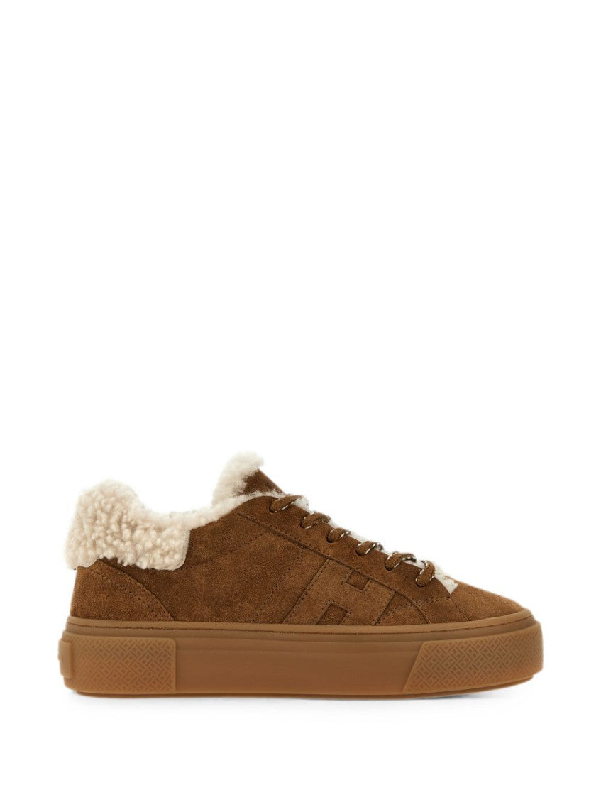 Brown Solid Sneakers 1