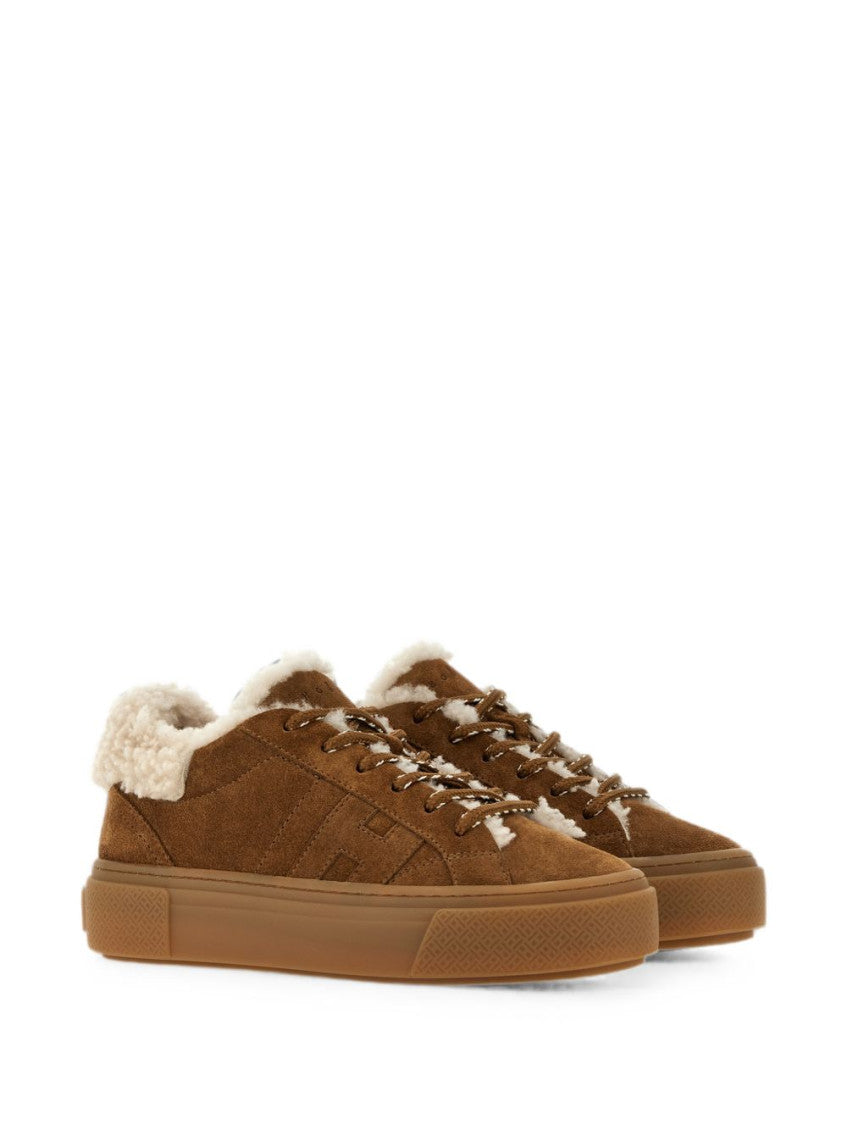 Brown Solid Sneakers 2