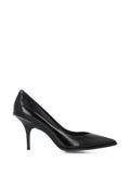Black Slip On Pumps 1
