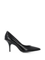 Black Slip On Pumps 1