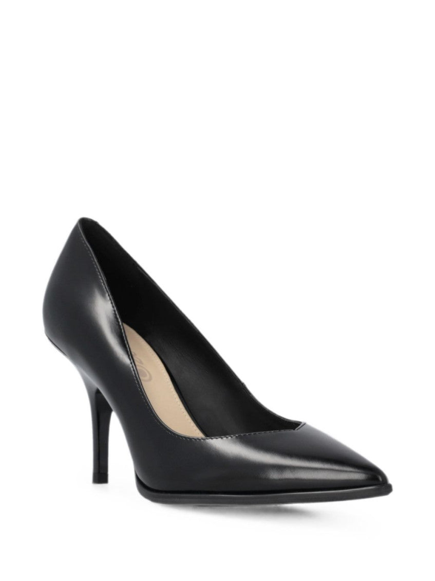 Black Slip On Pumps 2