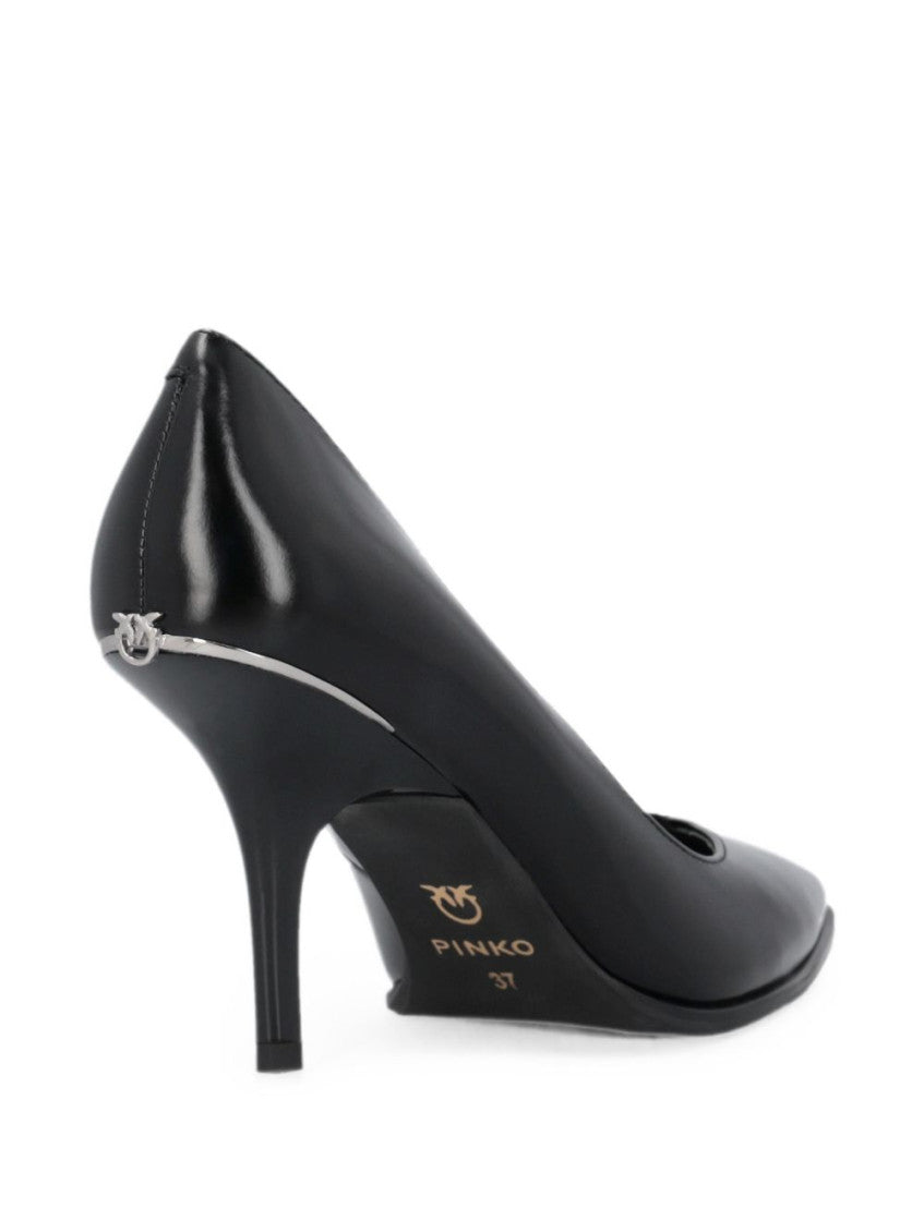 Black Slip On Pumps 5