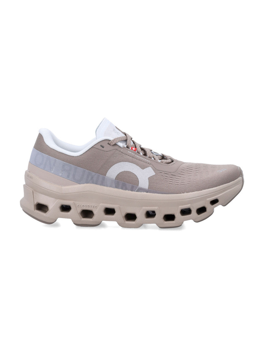 Beige Logo Sneakers 1