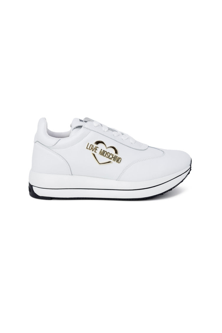 White Logo Sneakers 1