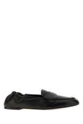 Black Solid Loafers 1