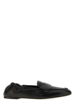 Black Solid Loafers 1