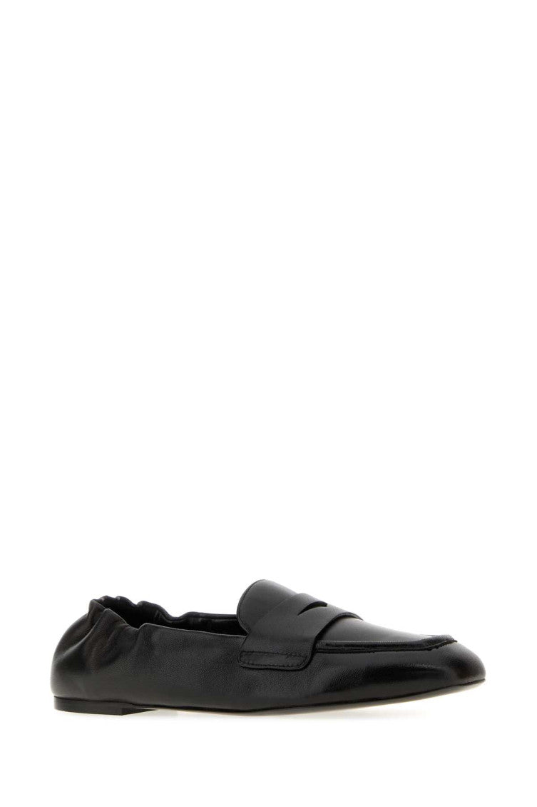 Black Solid Loafers 2