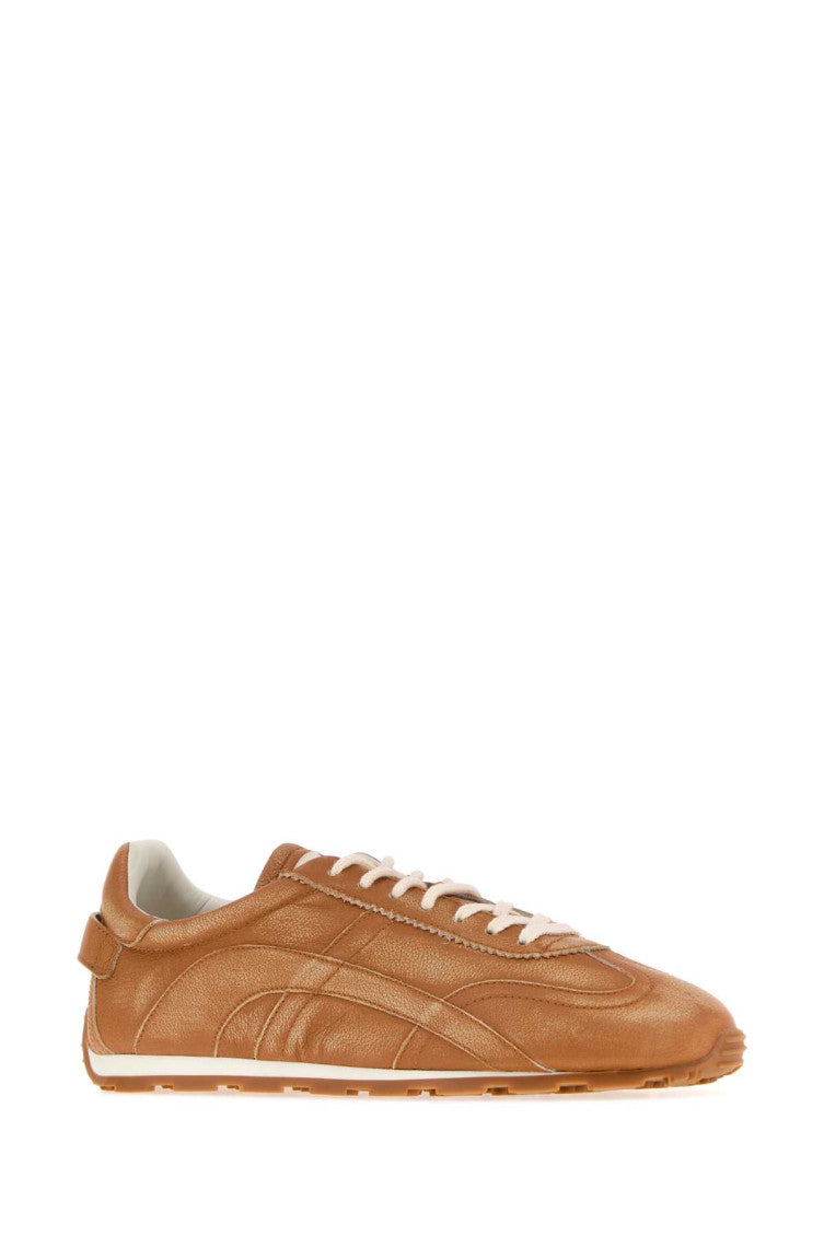 Light Brown Lace Up Sneakers 2