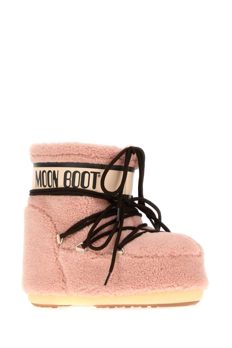 Pink Logo Boots 2