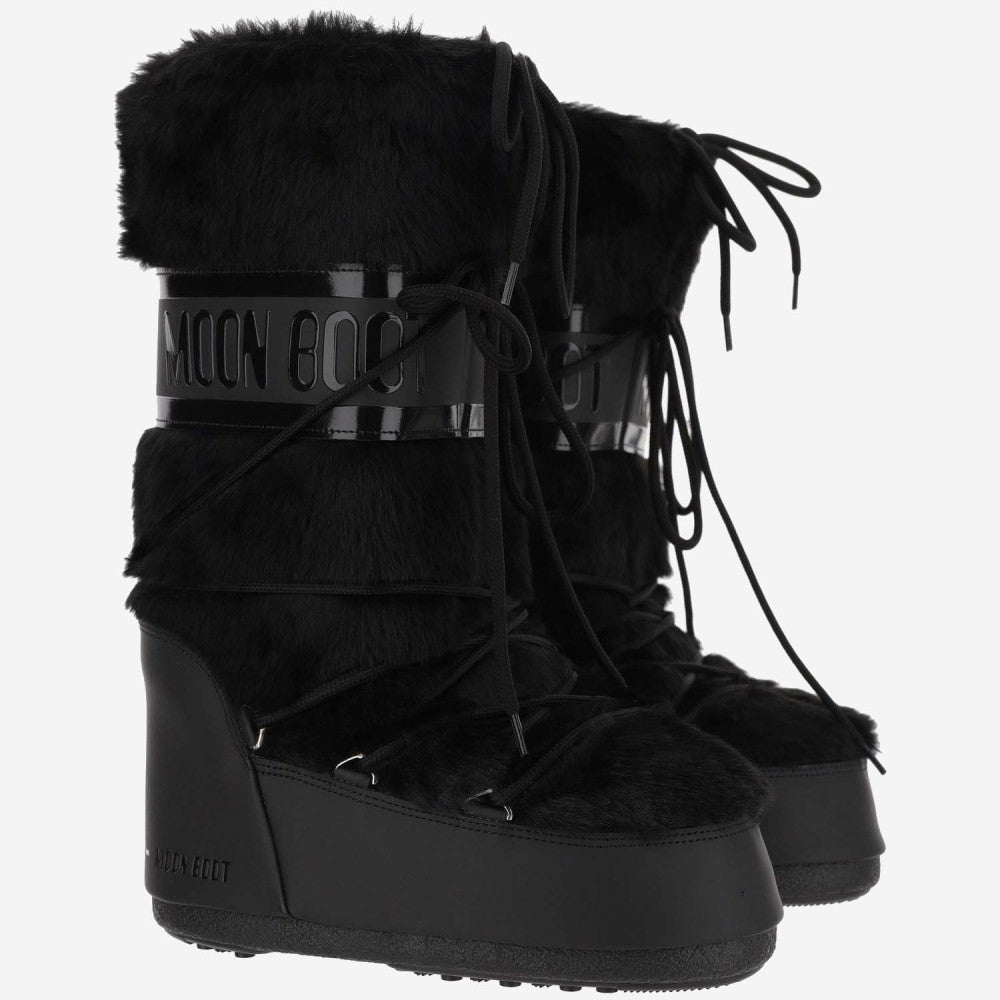 Black Logo Boots 2