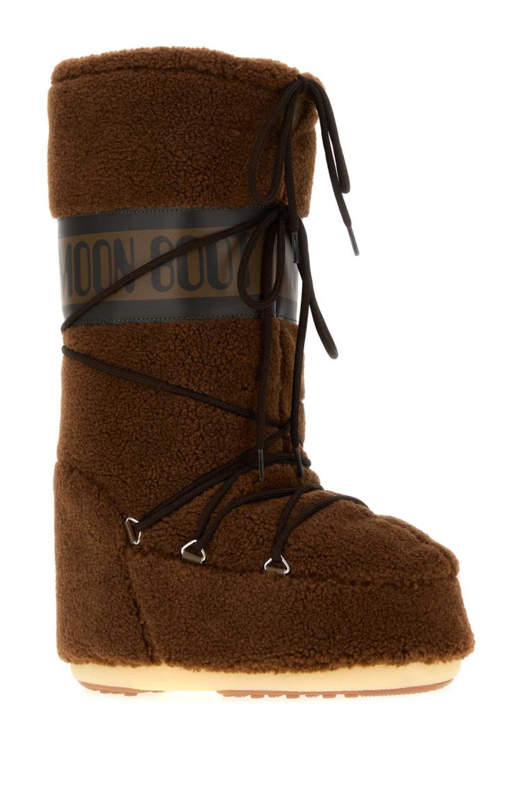 Brown Logo Boots 2