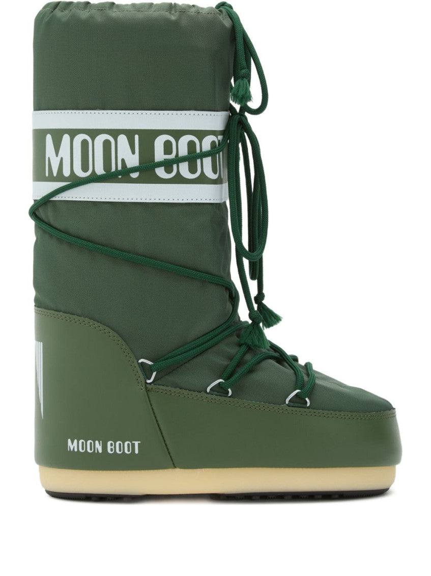 Green Logo Boots 1