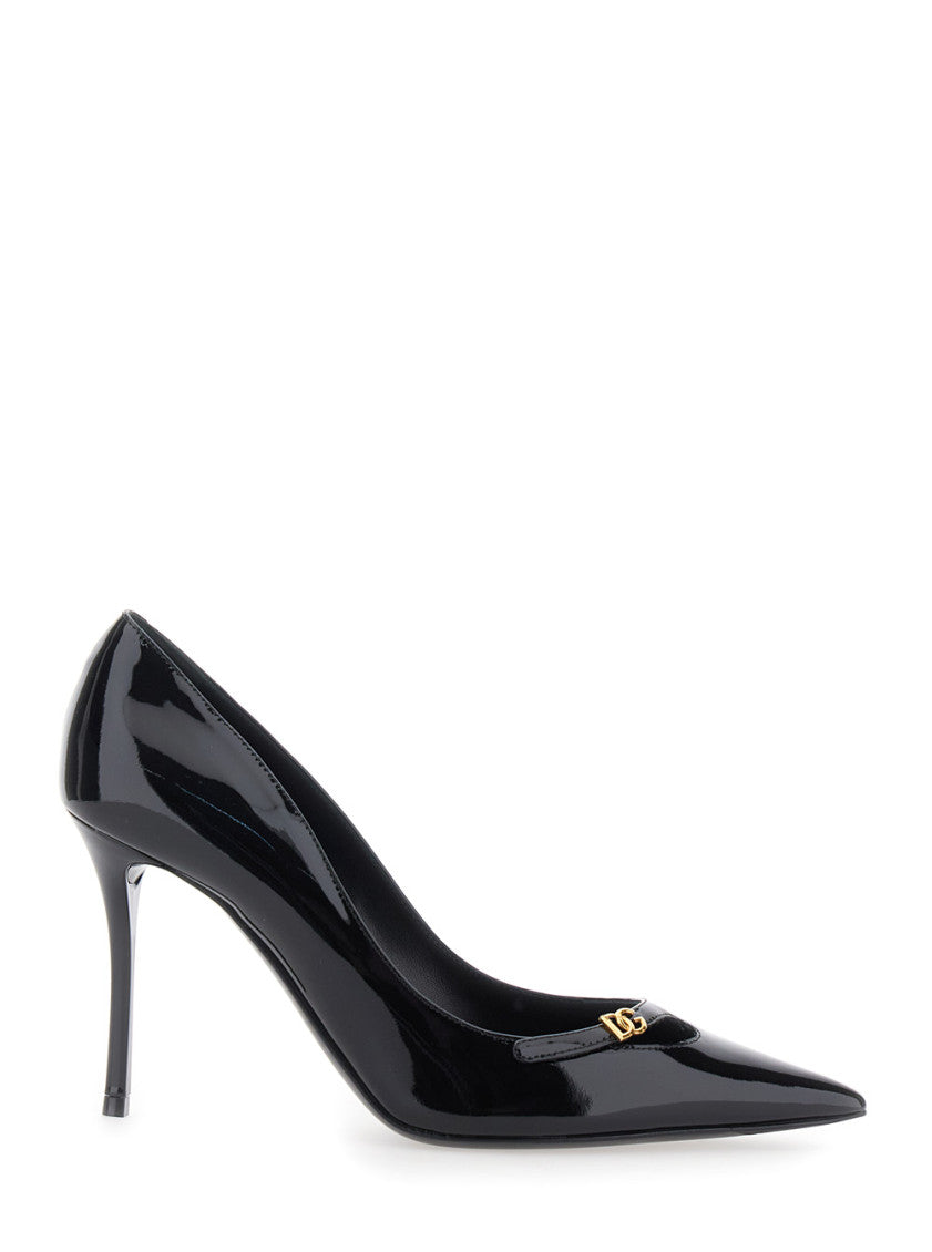 Black Pointed-toe Pumps 1